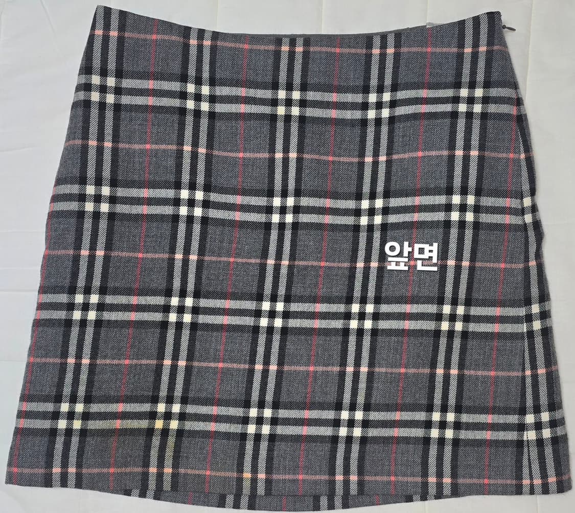 버버리 블루라벨 회색 H라인 스커트 상품이미지2