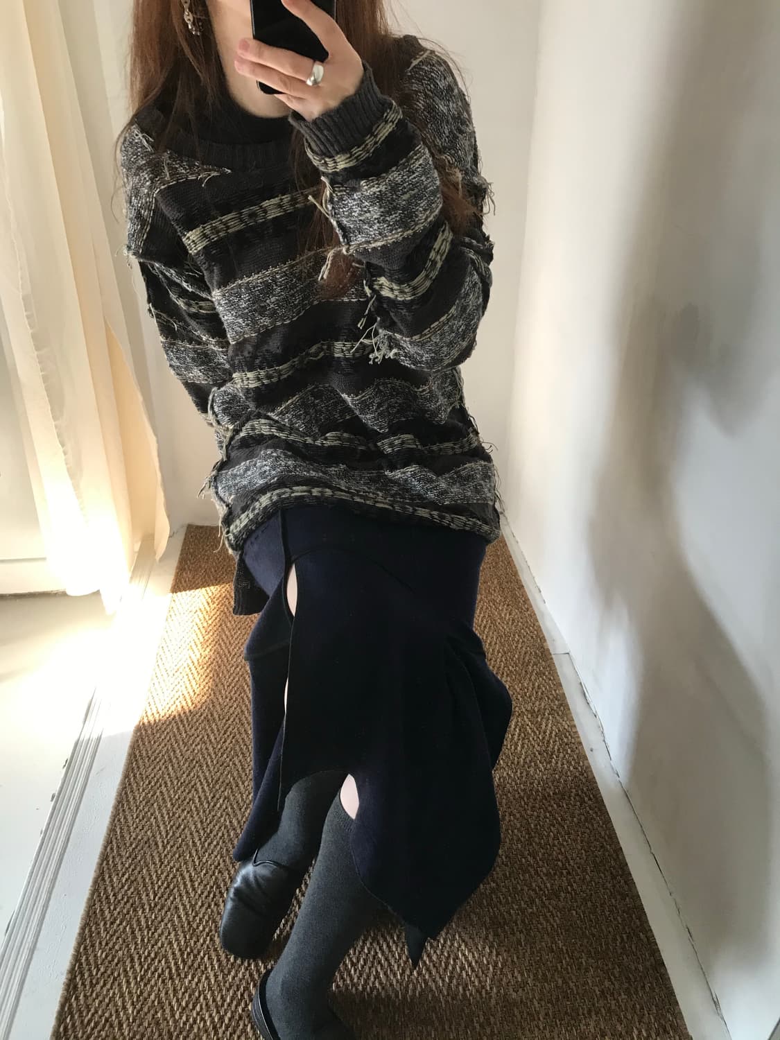 detail knit long skirt 상품이미지8