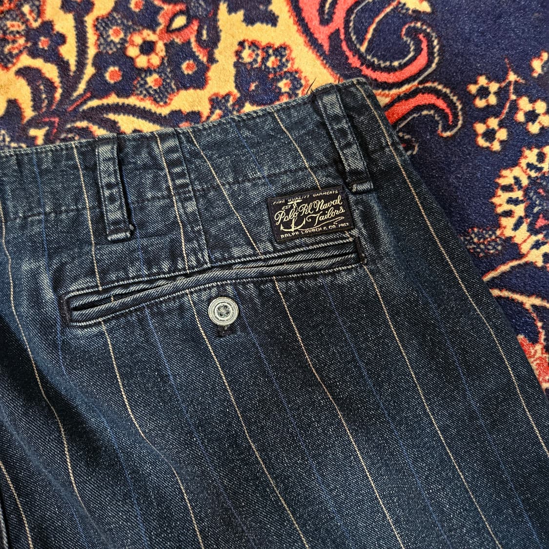 폴로랄프로렌 포멀 데님 스트라이프 팬츠10size 상품이미지3
