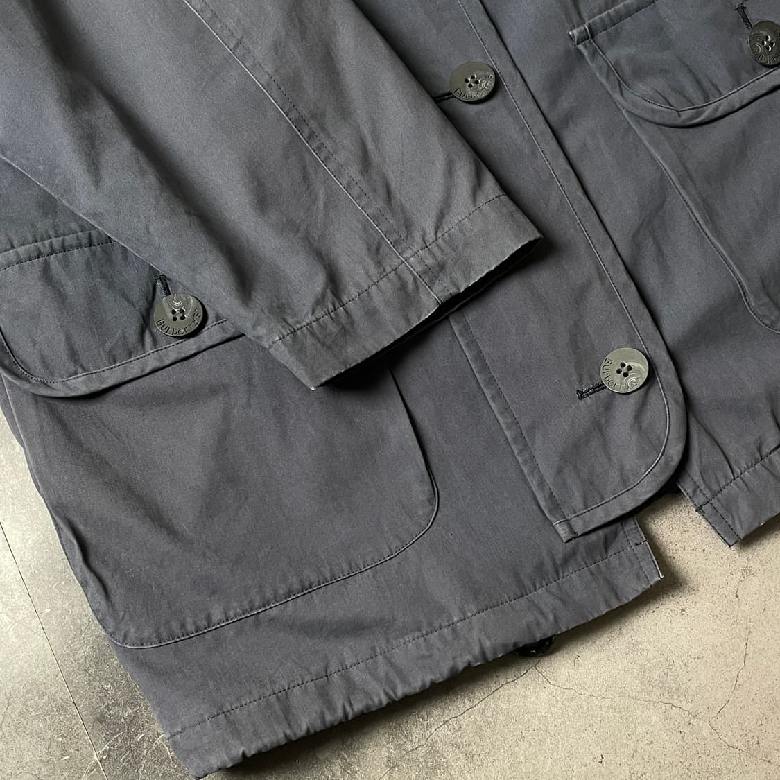 BURBERRYS 버버리 빈티지 네이비 집업 후드자켓 A00449 상품이미지4