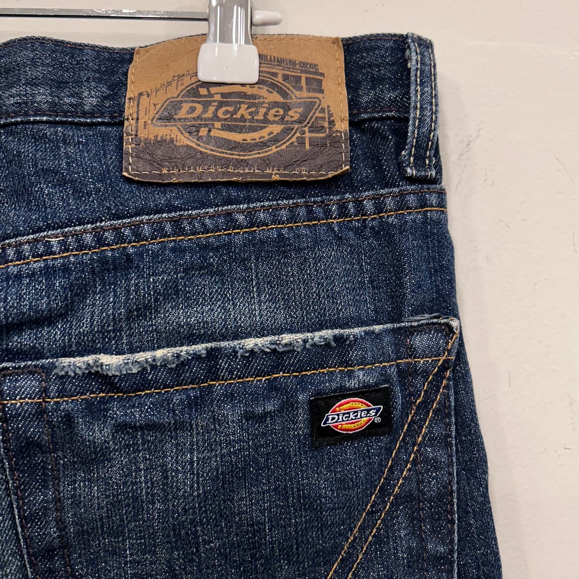 디키즈 빈티지 페이퍼택 일자핏 워싱 데님팬츠 상품이미지4