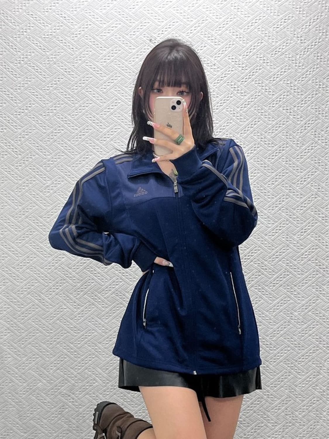 아디다스 올드스쿨 빈티지 테크웨어 져지 집업 105 C11173 상품이미지2