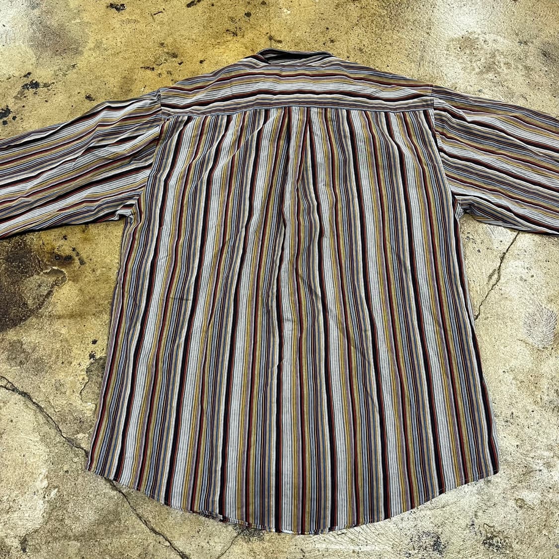 [정품] 미쏘니 멀티컬러 스트라이프 남방 셔츠 b10 상품이미지4