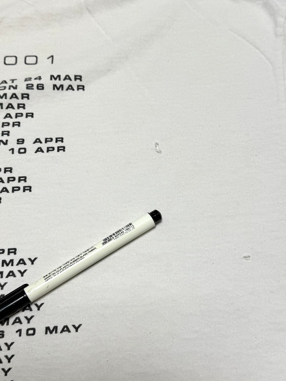 U2 빈티지 밴드 투어티 XXL  상품이미지5