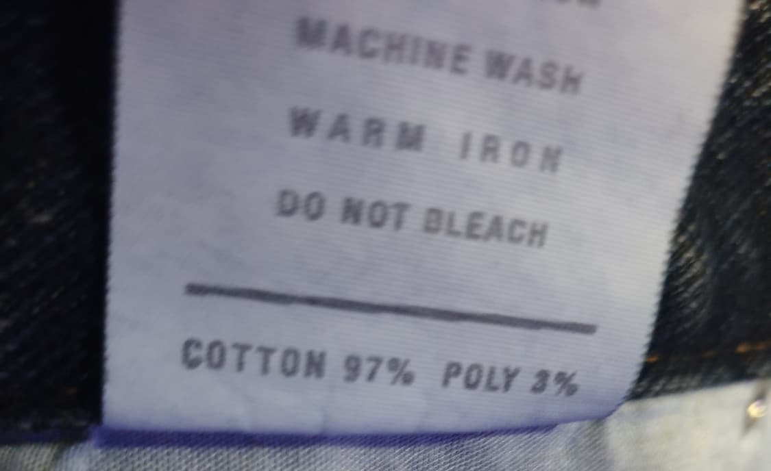 데님스토리 빈티지워싱 세미와이드 데님팬츠 오일인디고 (M) 상품이미지7