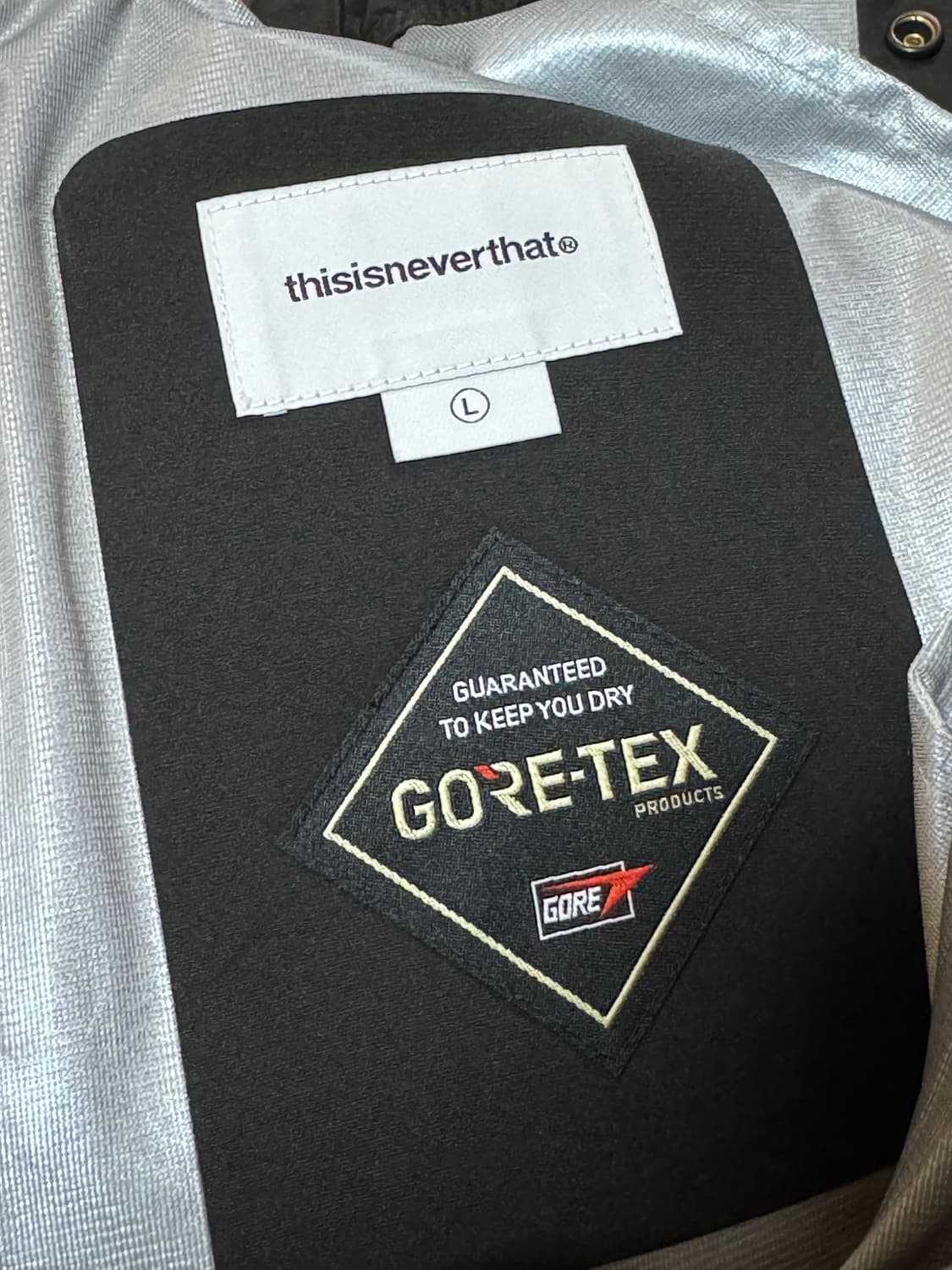 [L]디스이즈네버댓 고어텍스 3L 웨더 팬츠 블랙 상품이미지7