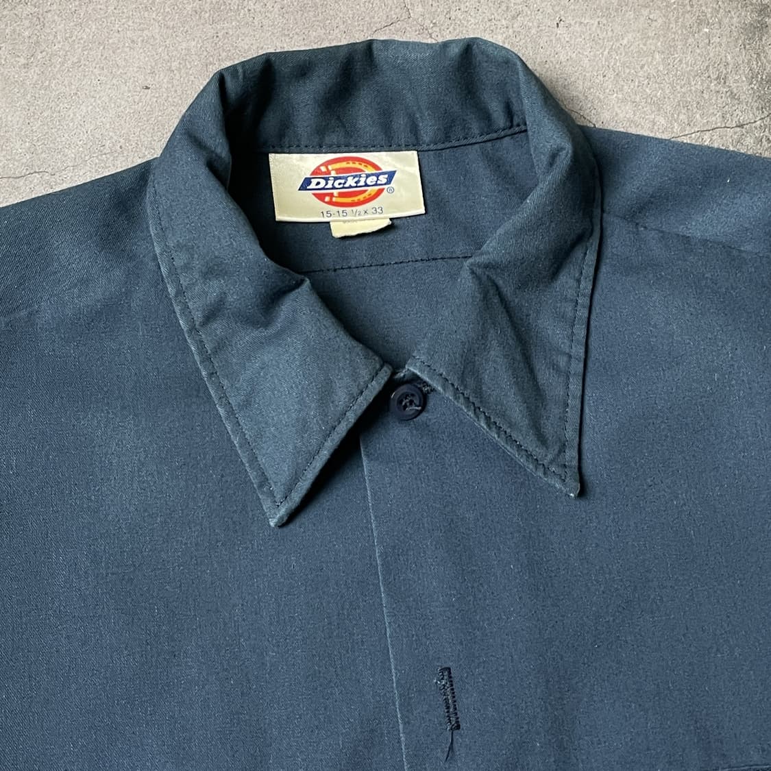 DICKIES 90s 디키즈 빈티지 블루 플랩포켓 워크 셔츠 A01006 상품이미지2