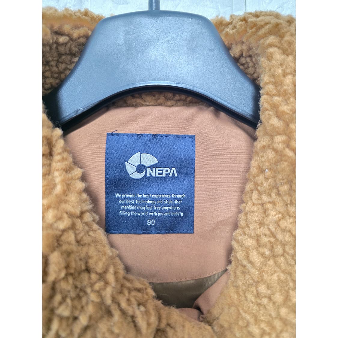 택포) 20s 네파 뽀글이 후리스 롱 코트 90 상품이미지2