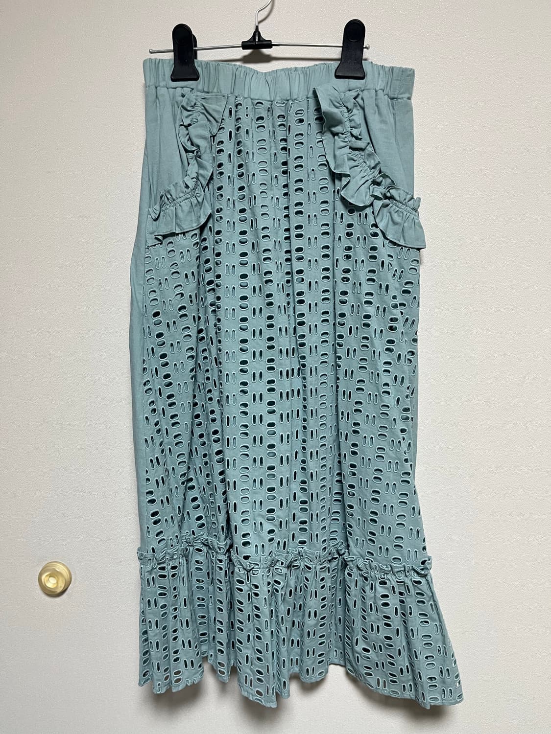 [새상품]민트 롱스커트 상품이미지1