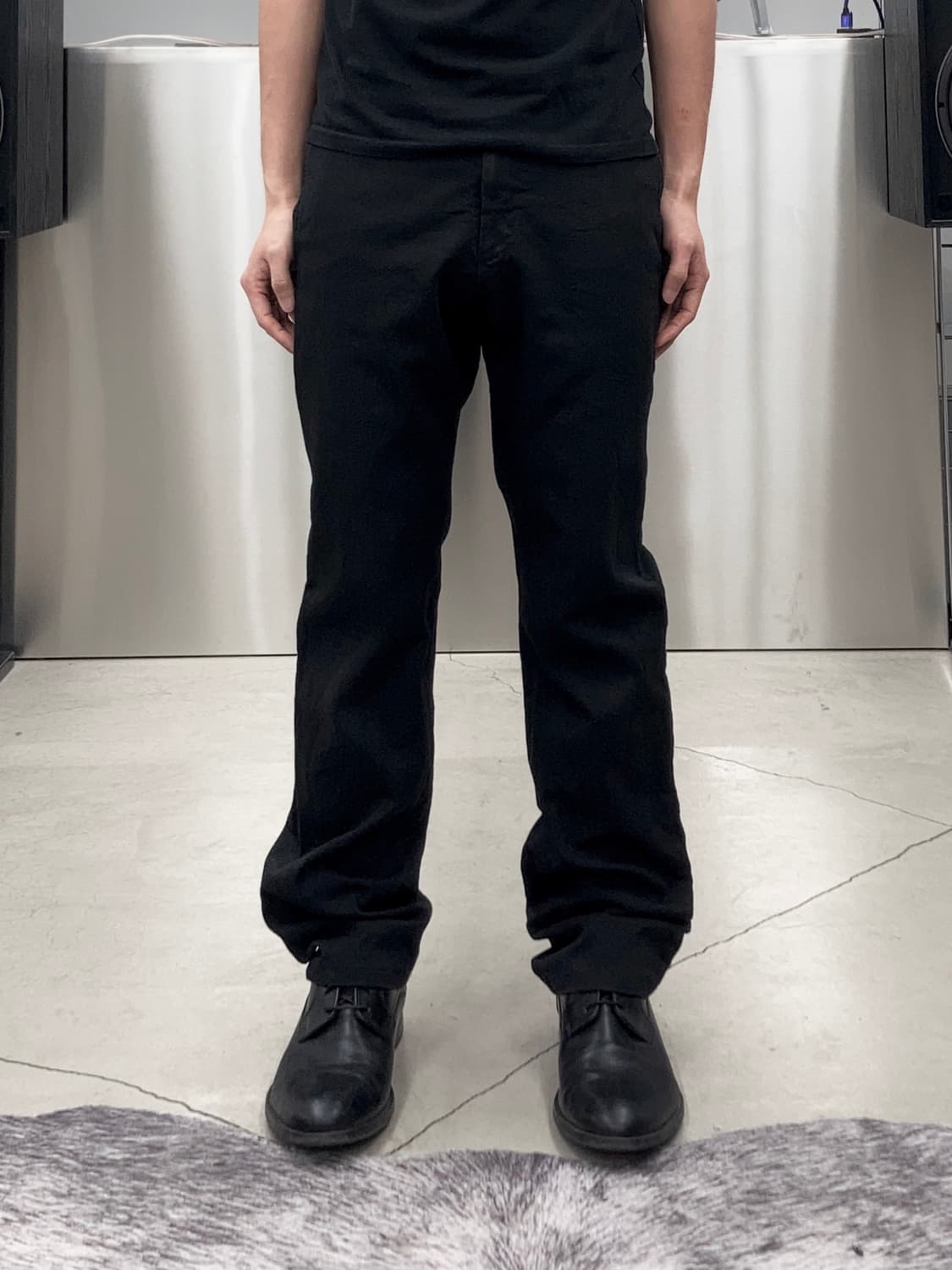 꼼데가르송 옴므 블랙 치노 팬츠 상품이미지1