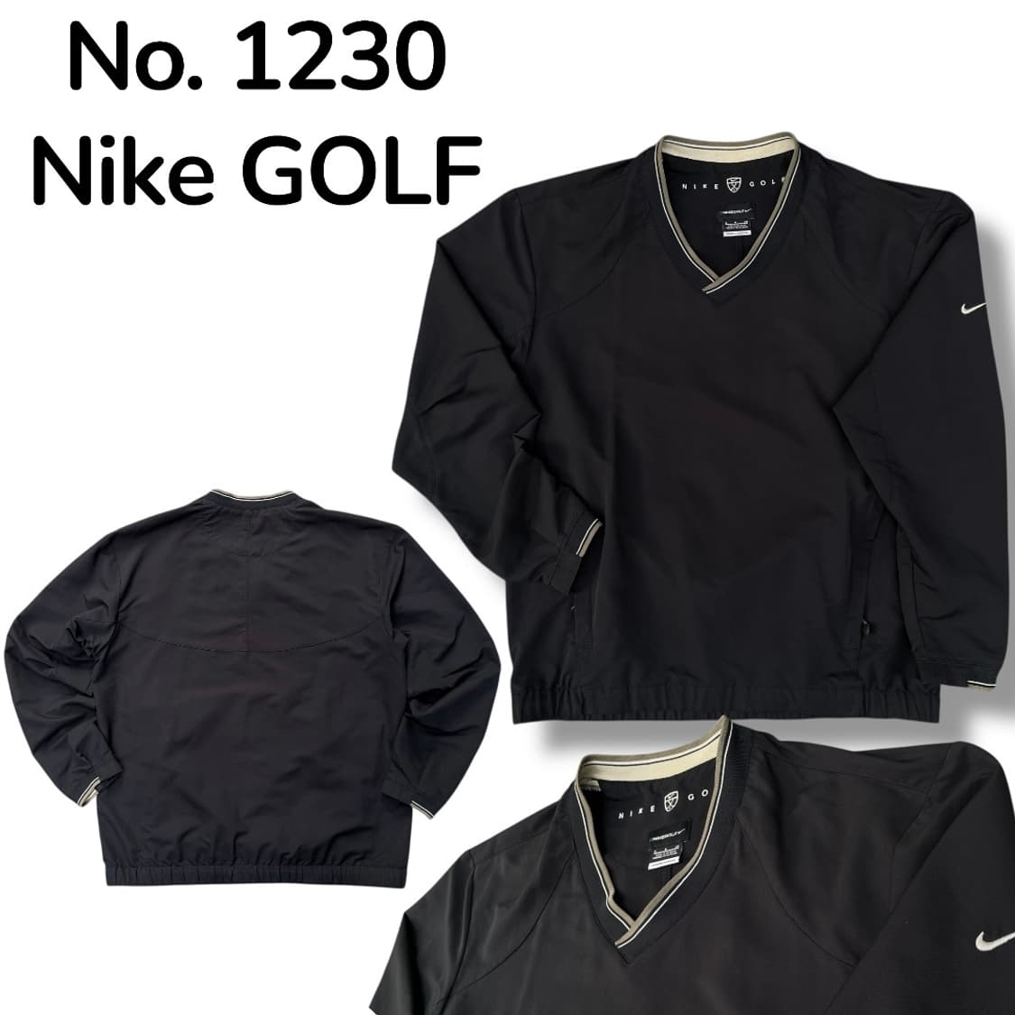 00s 나이키 골프 메트 블랙 오버핏 웜업 바람막이 트랙자켓 S 상품이미지1
