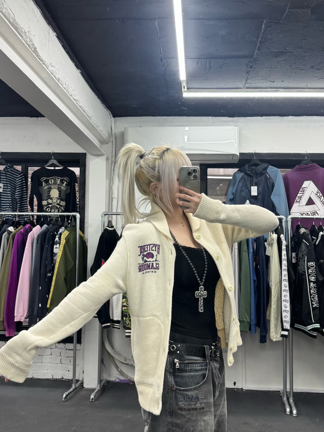 히스테릭 글래머 히스걸 니트 가디건 상품이미지5