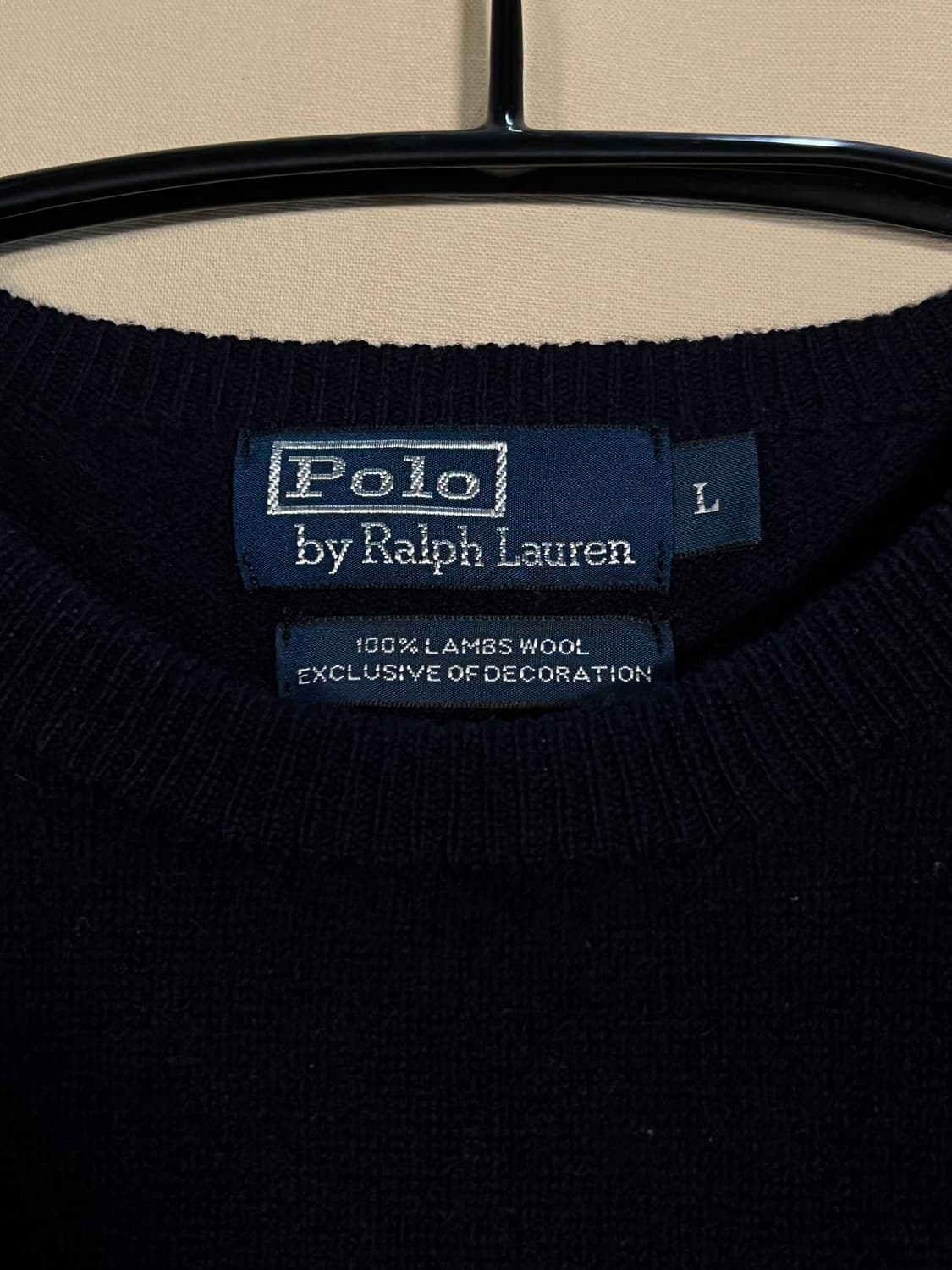 폴로 랄프로렌 램스울 니트 처분  상품이미지3