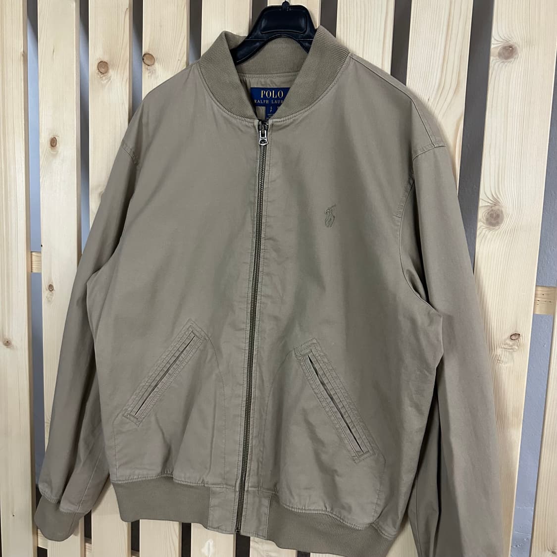 (M) 폴로 랄프로렌 베이지 코튼 블루종 자켓 상품이미지2