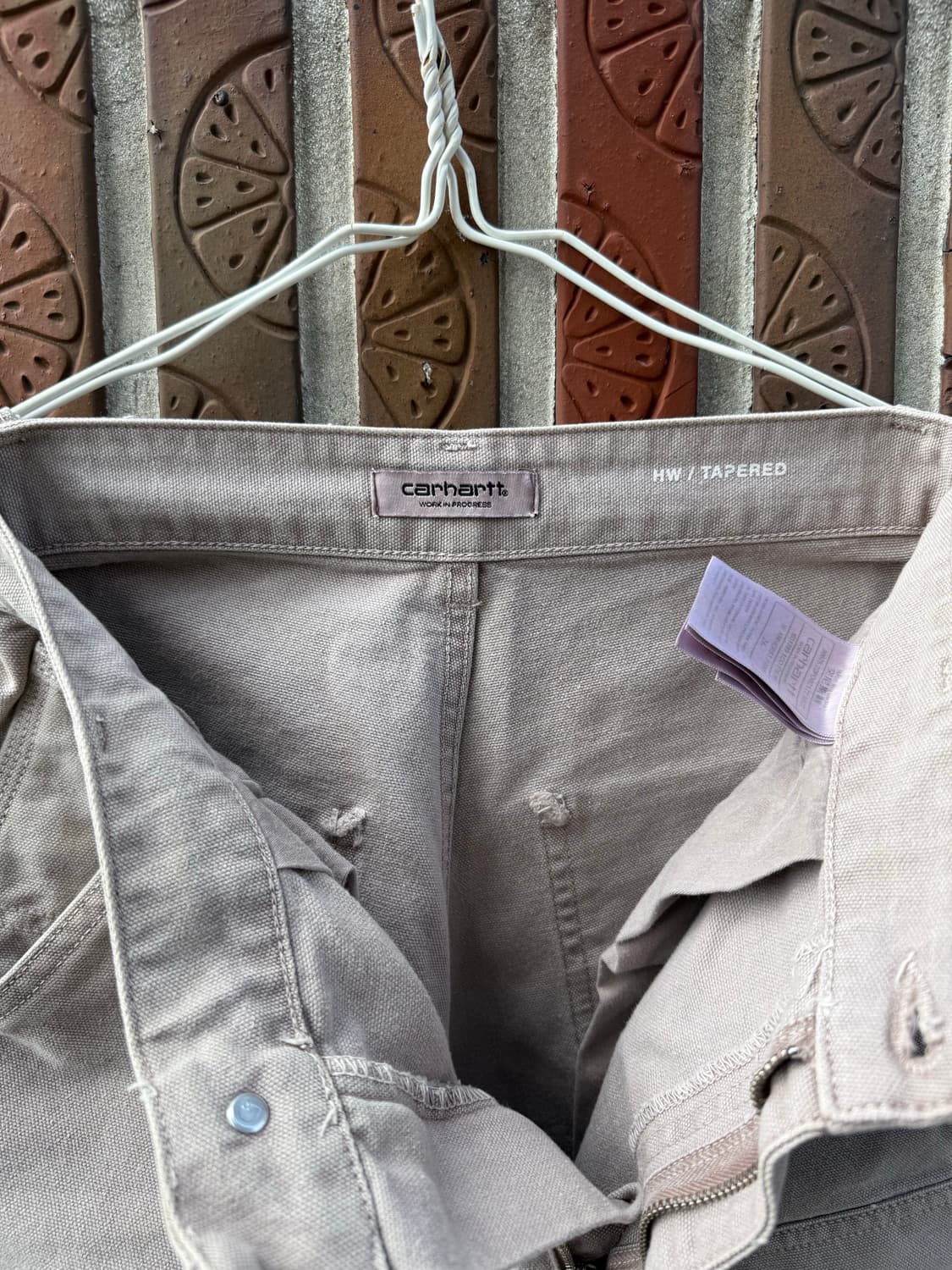 칼하트 WIP 카펜터 더블니 HW Tapered /  라일락 / 26 상품이미지2