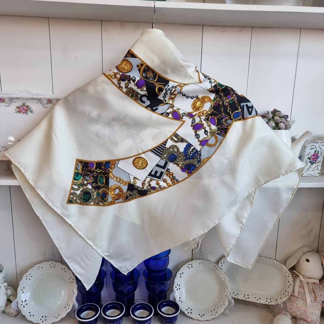 샤넬 로고 스카프 상품이미지7