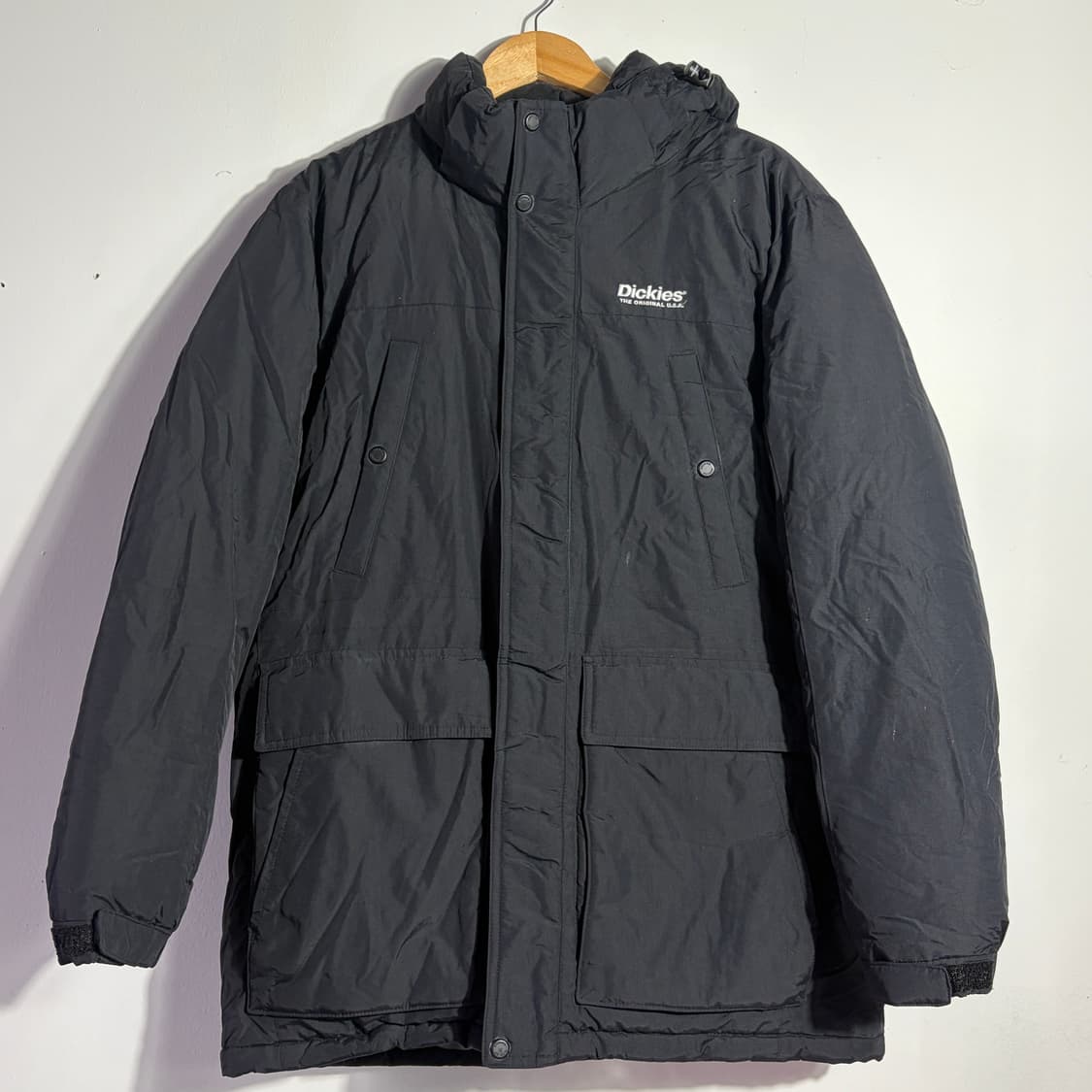 디키즈 로고 패딩 파카 자켓 상품이미지1