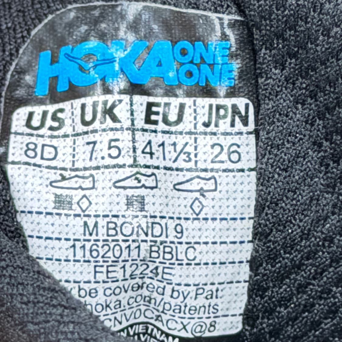 HOKA 호카 본디 9 블랙 신발 260 상품이미지6