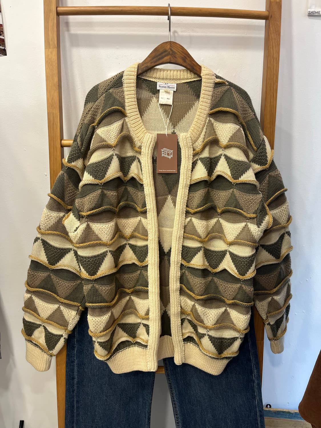 Neiman Marcus 빈티지 울 가디건 상품이미지1