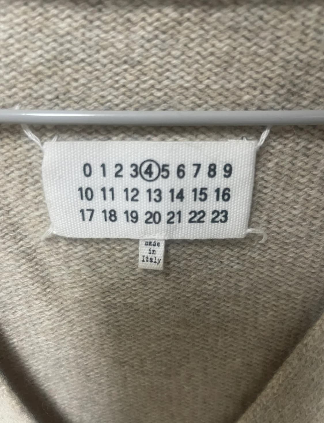 메종 마르지엘라 베이지 가디건 상품이미지2