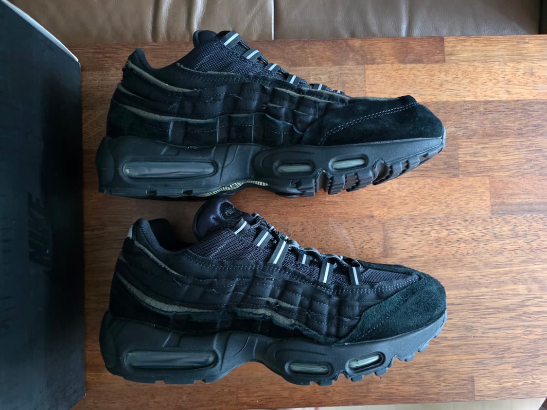 나이키 x 꼼데가르송 옴므 플러스 에어맥스 95 블랙 CDG 상품이미지3