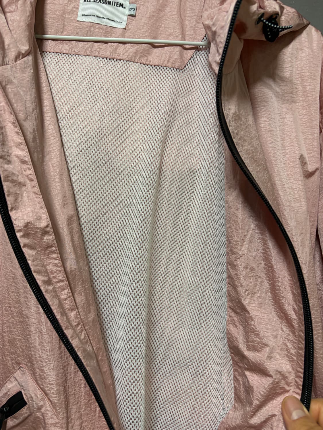 디미트리블랙 윈드브레이커 자켓_더스티 핑크 상품이미지5