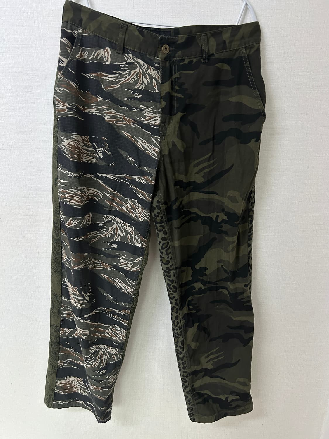 Pattern Mixed Pants [KHAKI] XL사이즈 상품이미지1