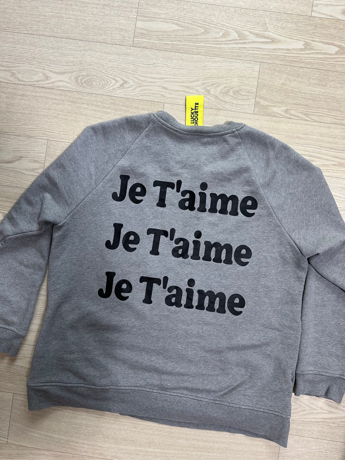 럭키슈에뜨 Je T'aime 맨투맨 상품이미지2