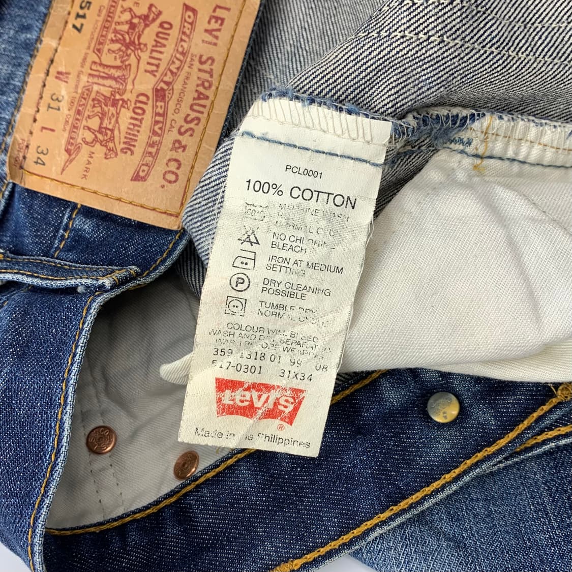 [31x34] 00s 리바이스 517 데님 팬츠 상품이미지8