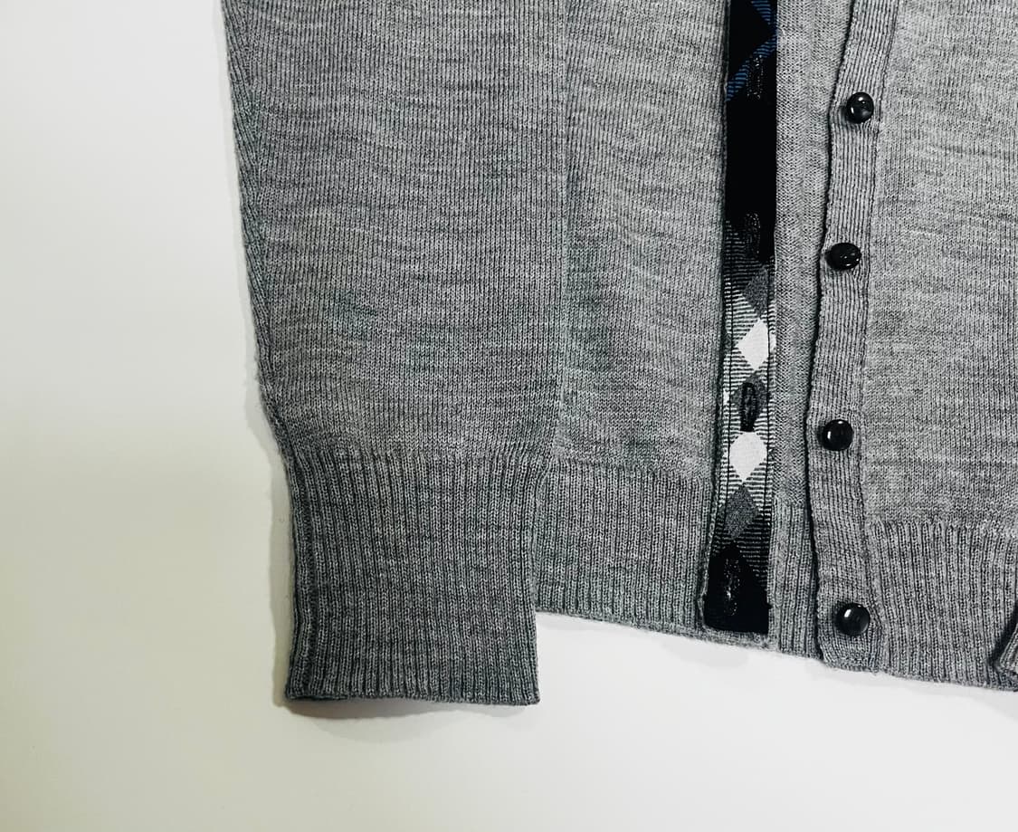 (앙상블 세트)버버리 블루라벨 그레이 가디건 니트 앙상블 세트 상품이미지5