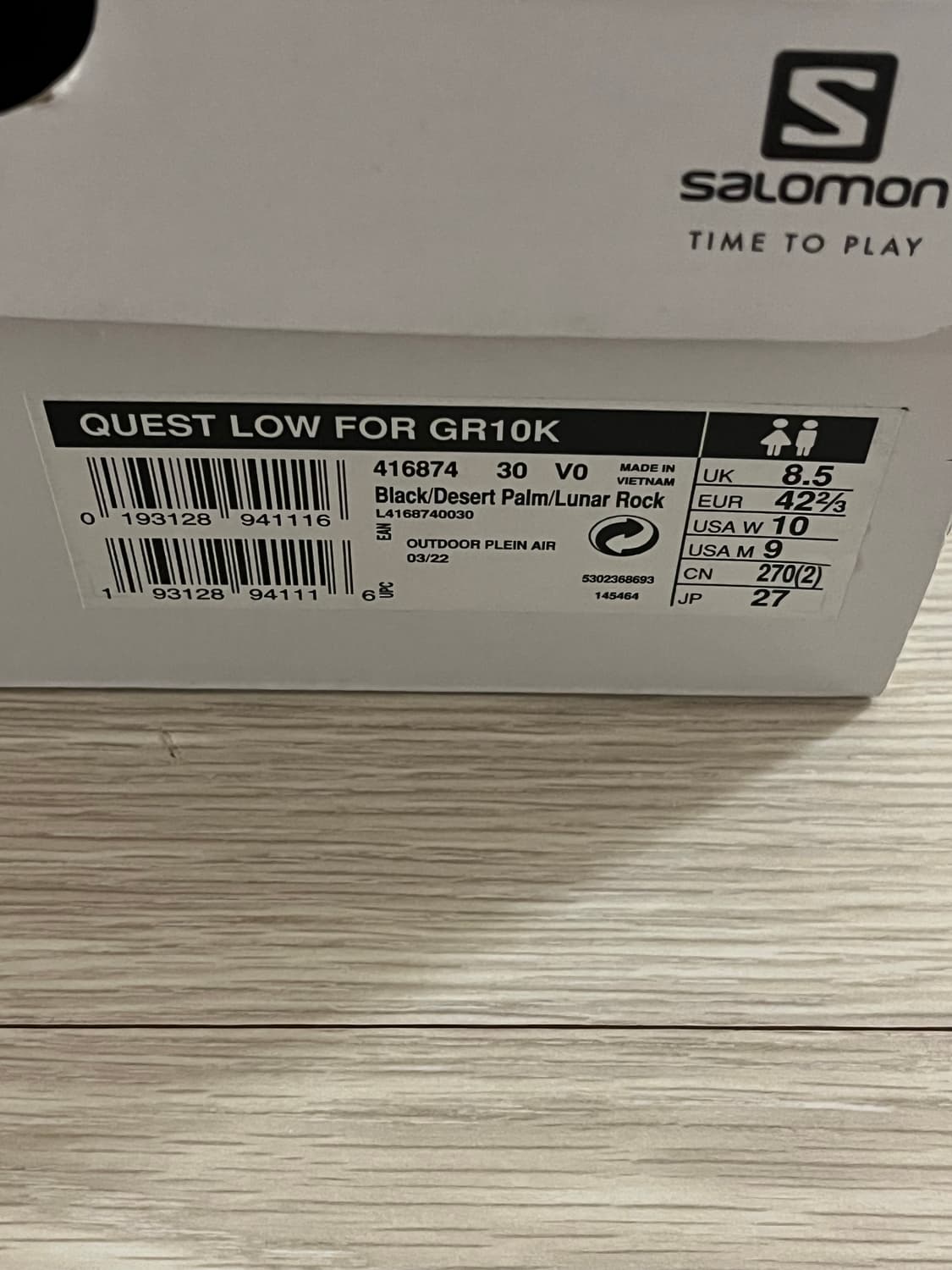 [270] 살로몬 gr10k 퀘스트 로우 상품이미지3
