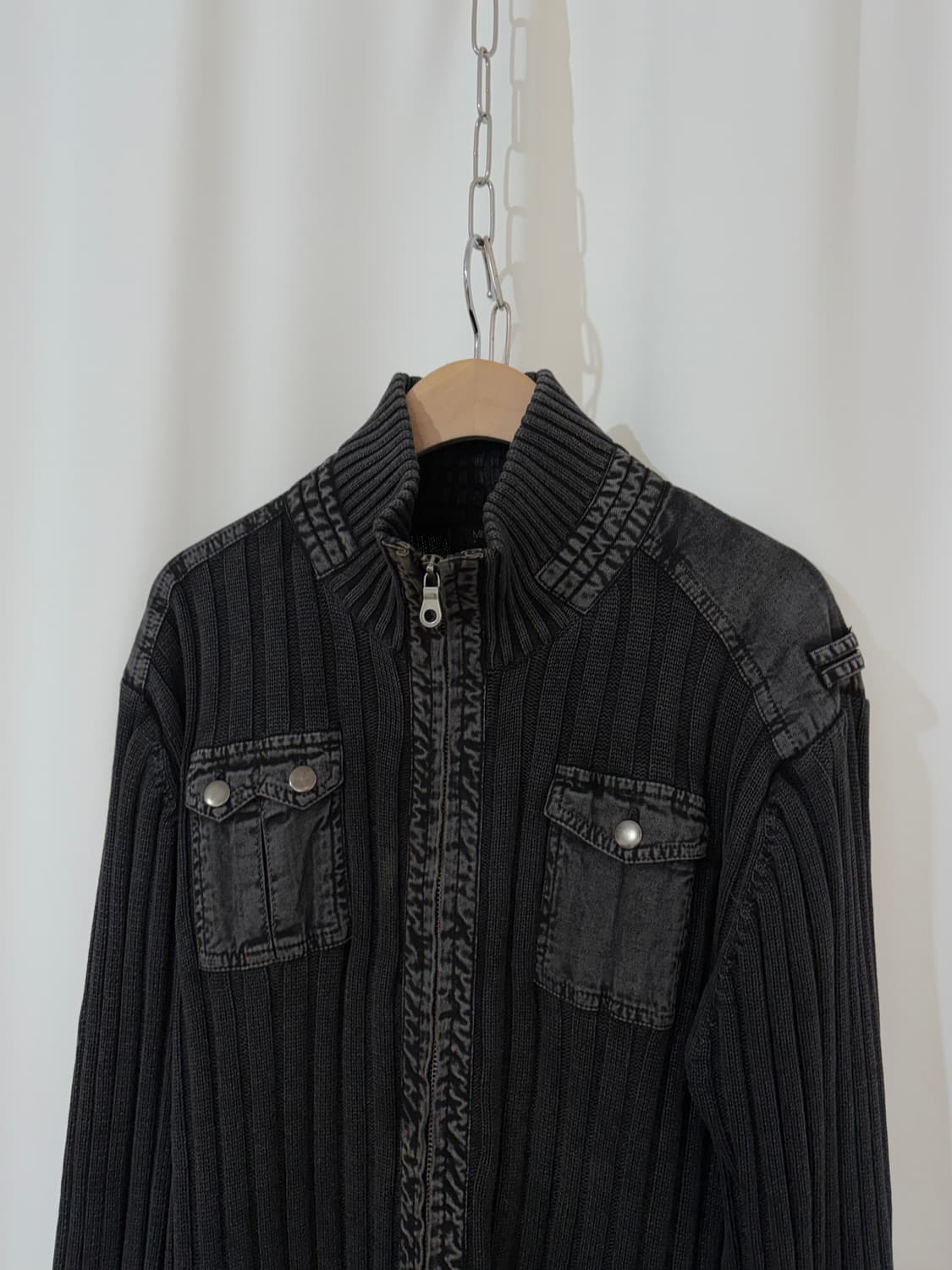 MICHEL KLEIN HOMME knit zip up 상품이미지2