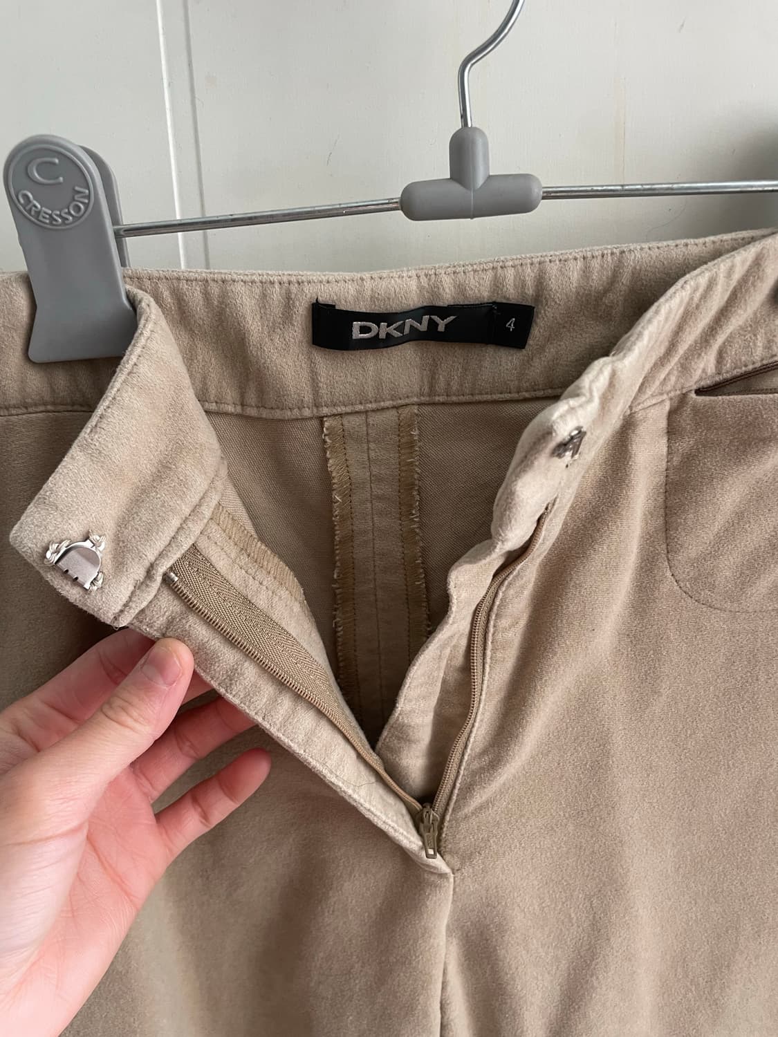 DKNY 스웨이드 팬츠 s 상품이미지3