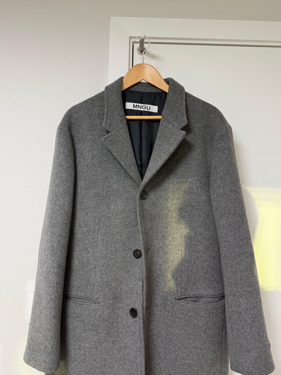 MNGU 체스터필드코트 L 그레이 상품이미지2