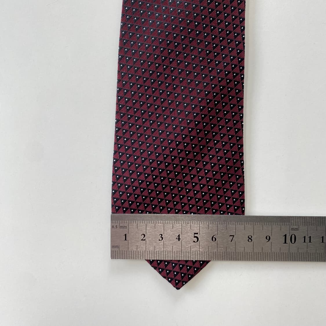 신형 프라다(PRADA) 영문로고 명품 정품 넥타이 7.3cm 상품이미지8
