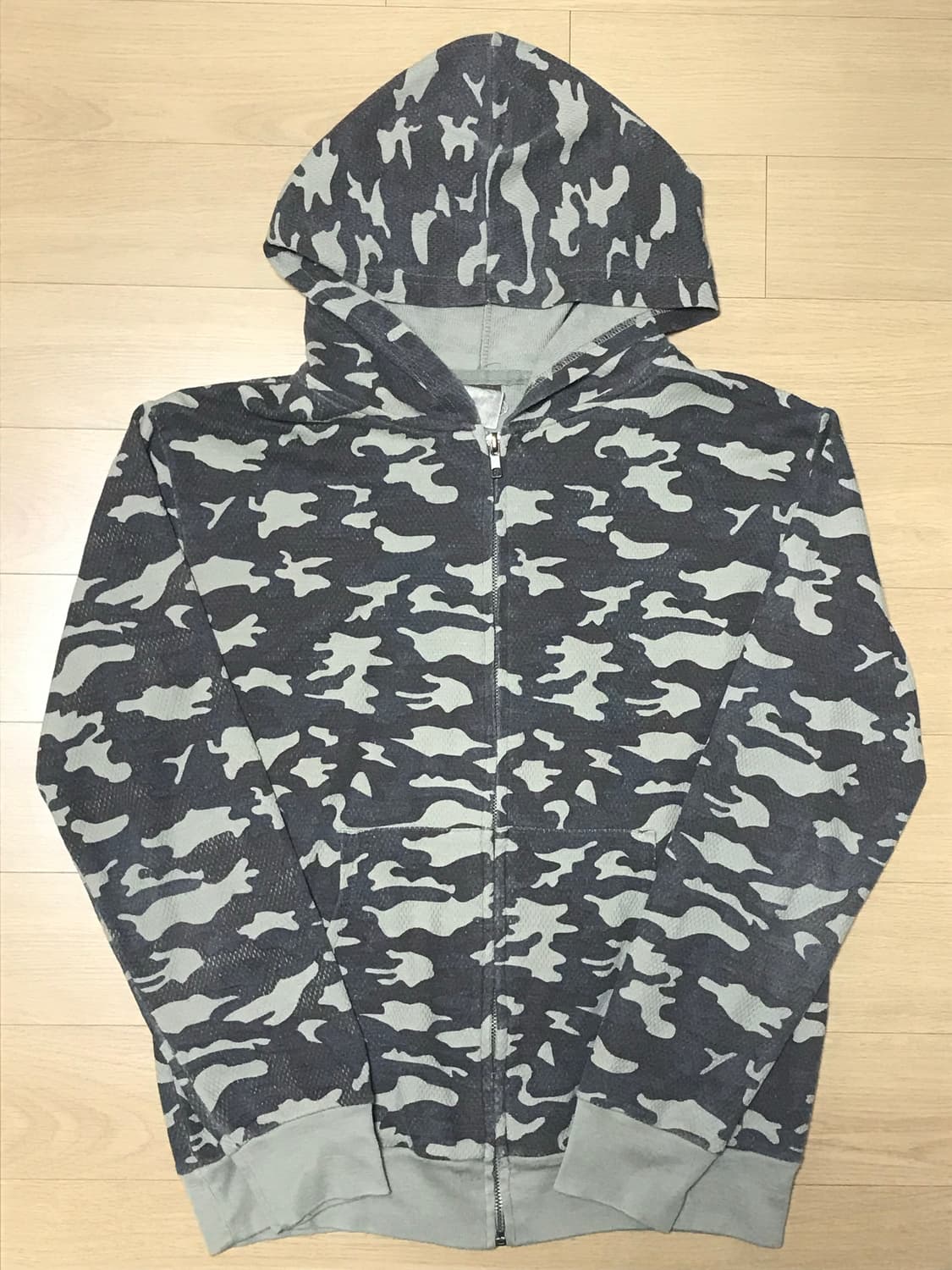 빈티지 카모 후드집업 상품이미지1