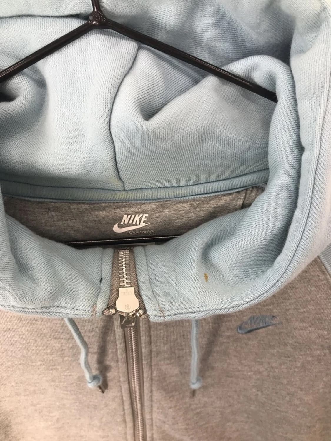 Nike Sky Blue Zip Up Hoodie 상품이미지5