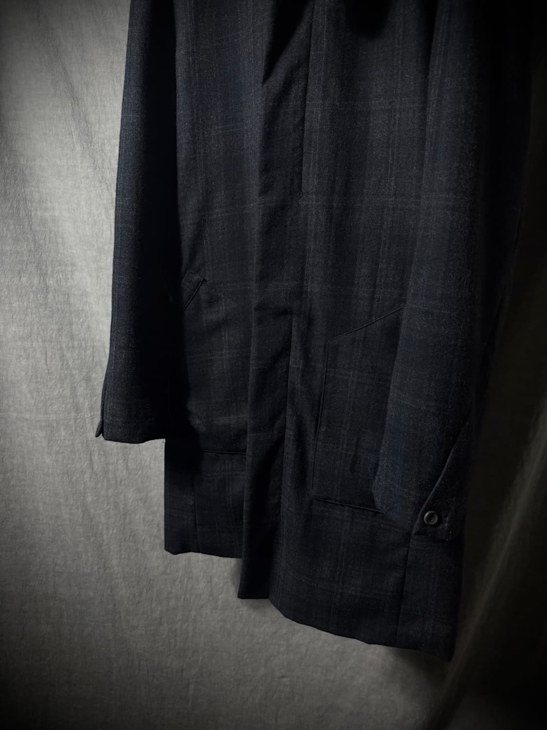 Lumen et Umbra Hooded Check Coat  상품이미지5