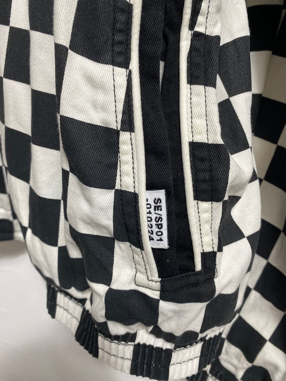 디스이스네버뎃 체커 코튼 자켓  상품이미지2