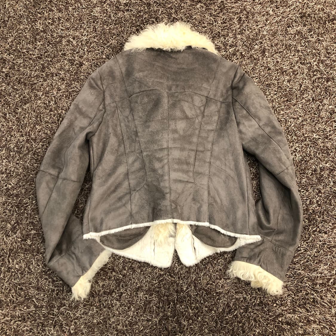 SweetSOUP 스웨이드 양털 무스탕 자켓 상품이미지4