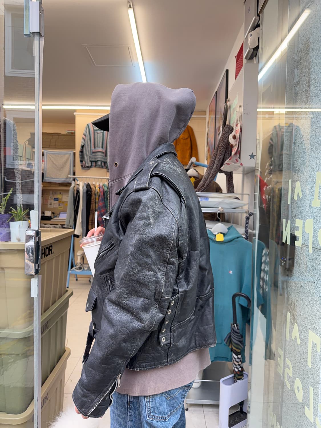 80s LA Roxx double rider jacket 상품이미지10