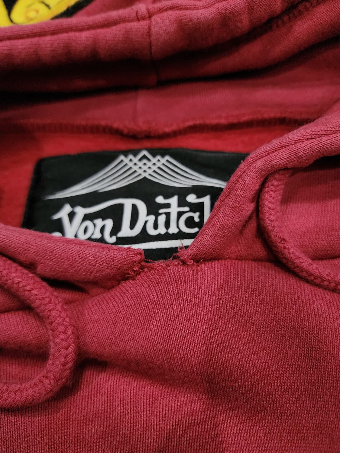 본더치 Y2K 플라잉 아이볼 자수 빅로고 빈티지 후드티 2XL 상품이미지4