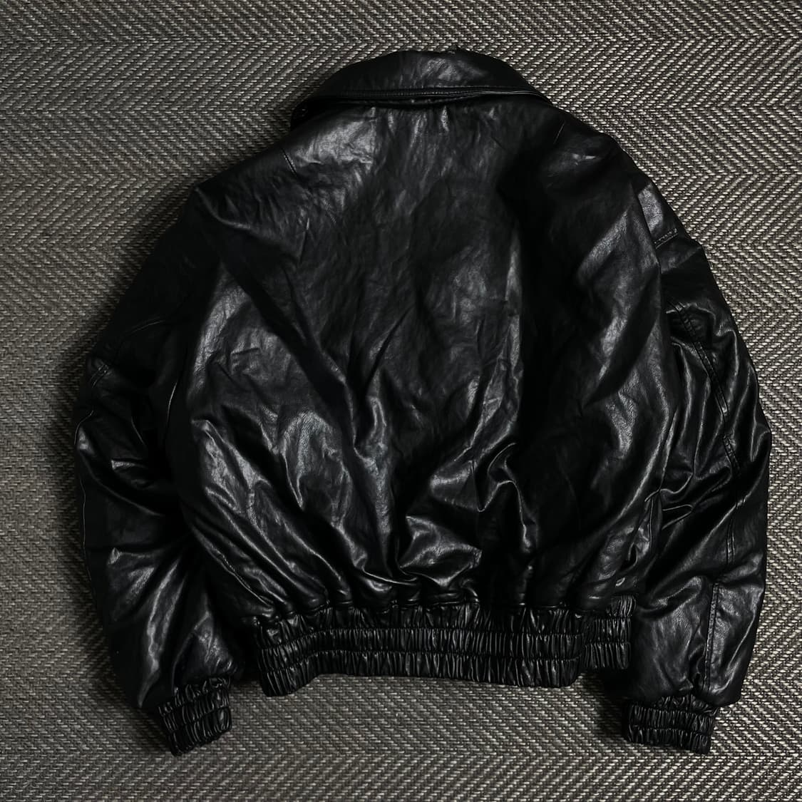 쥬시쥬디 우먼스 리버시블 가죽×플리스 크롭 쉐르파 레더자켓y 4805 상품이미지2