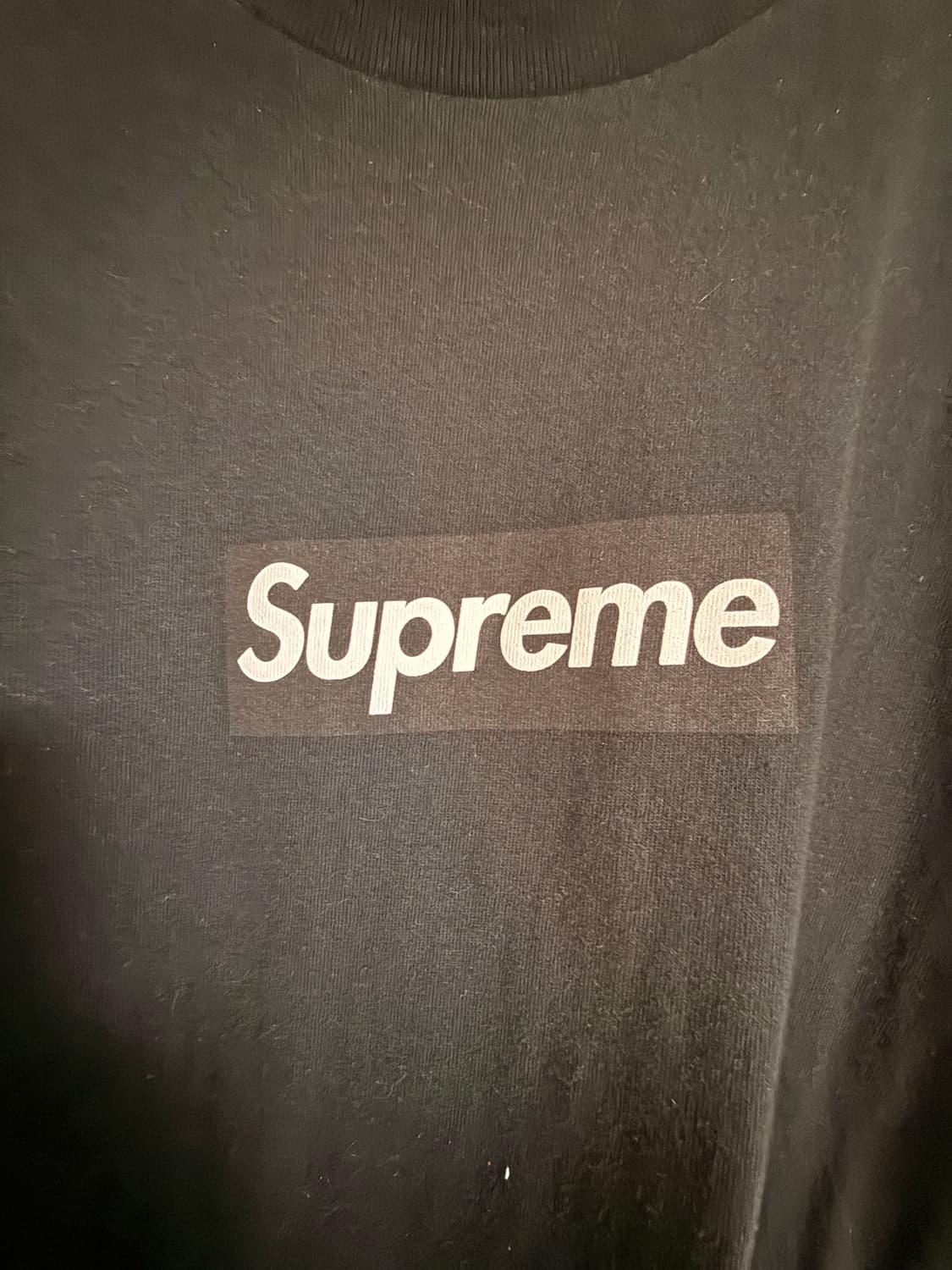 슈프림 박스로고 롱슬리브 블랙 xL 상품이미지4