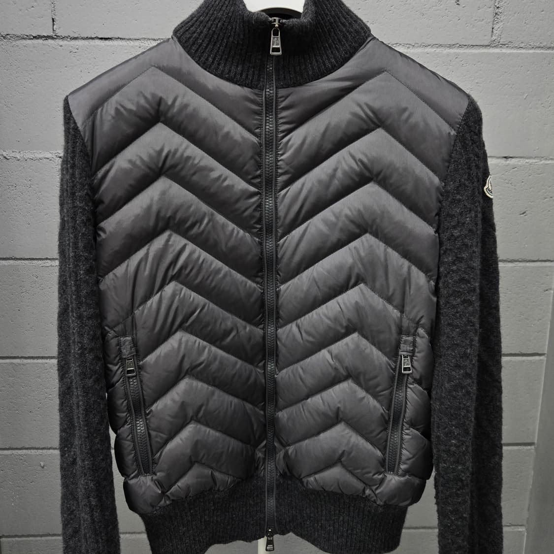 몽클레어 케이블 니트패딩 L 상품이미지2