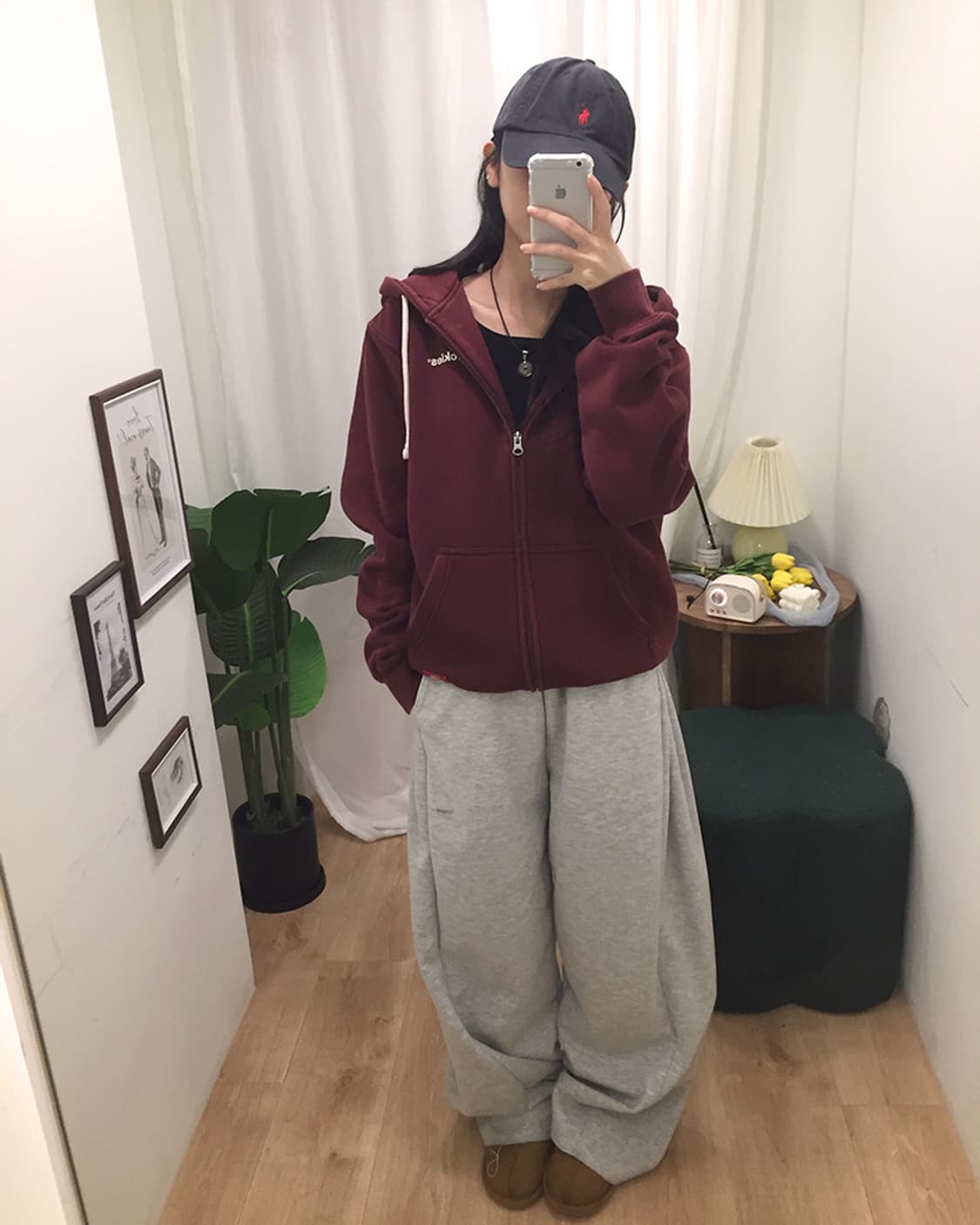 공용 디키즈 스웻후드집업 100 상품이미지2