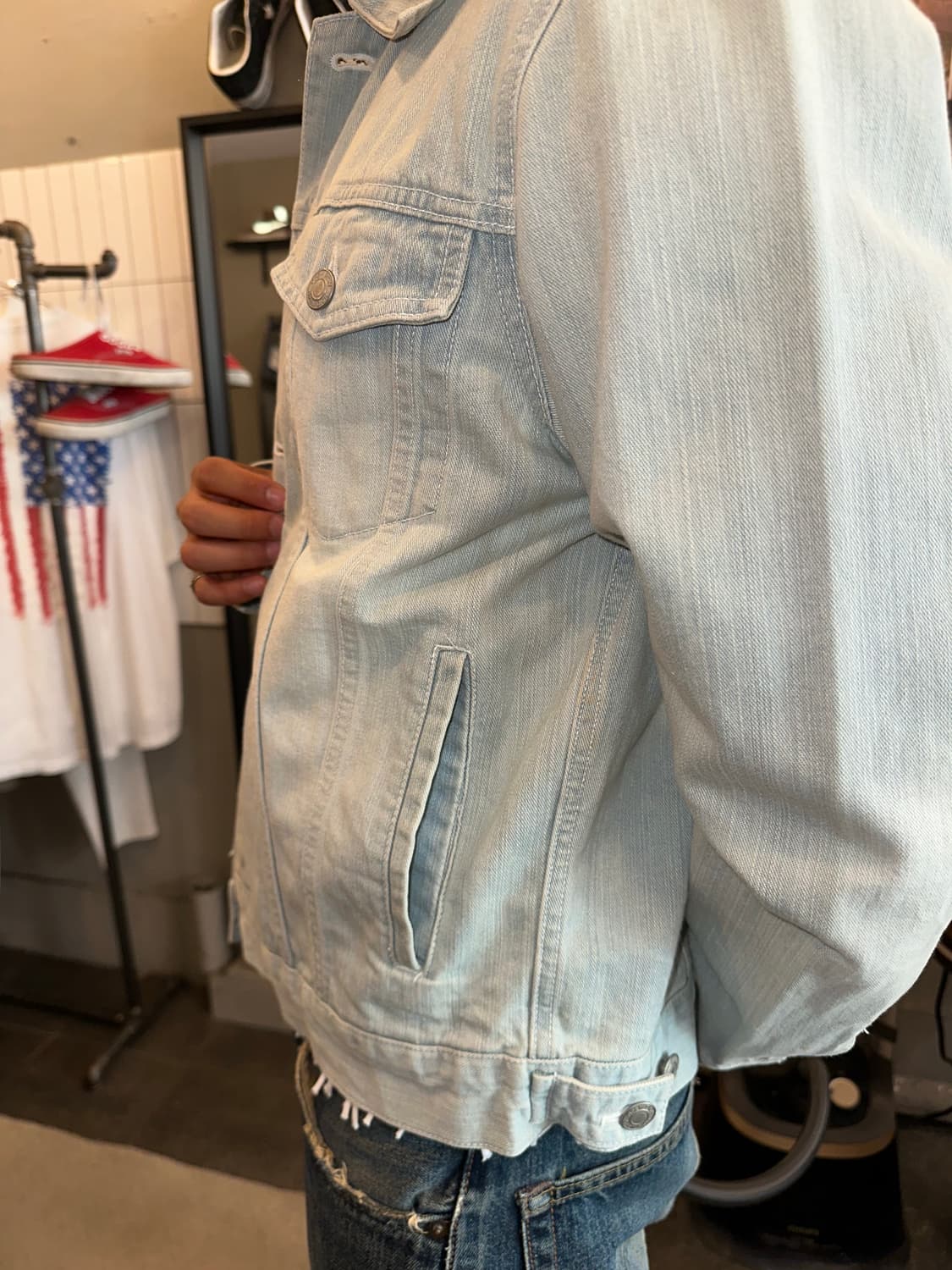 Open Dich 3-type light denim jacket 상품이미지6