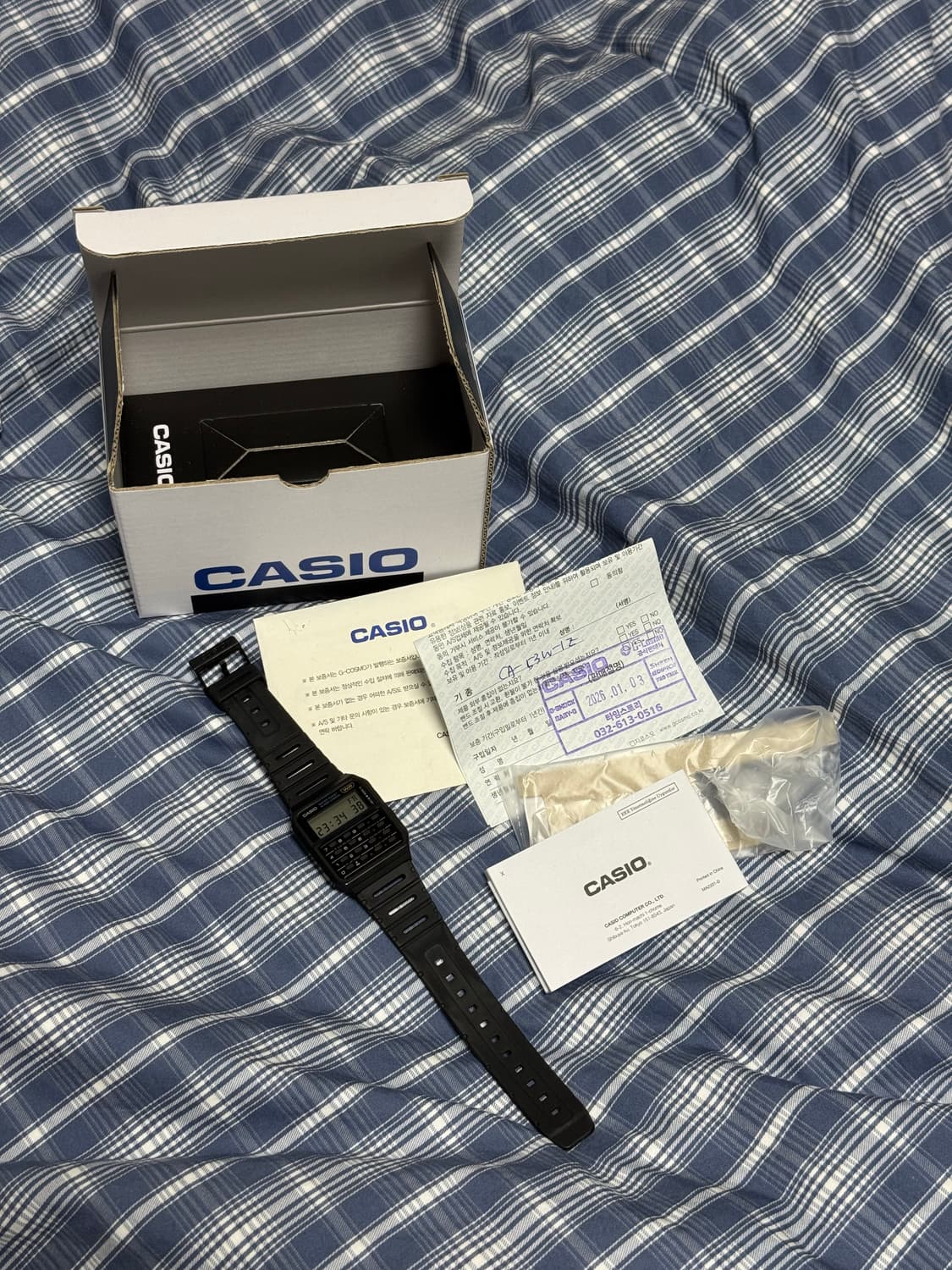 카시오 CA-53W-1Z 계산기 시계 상품이미지4