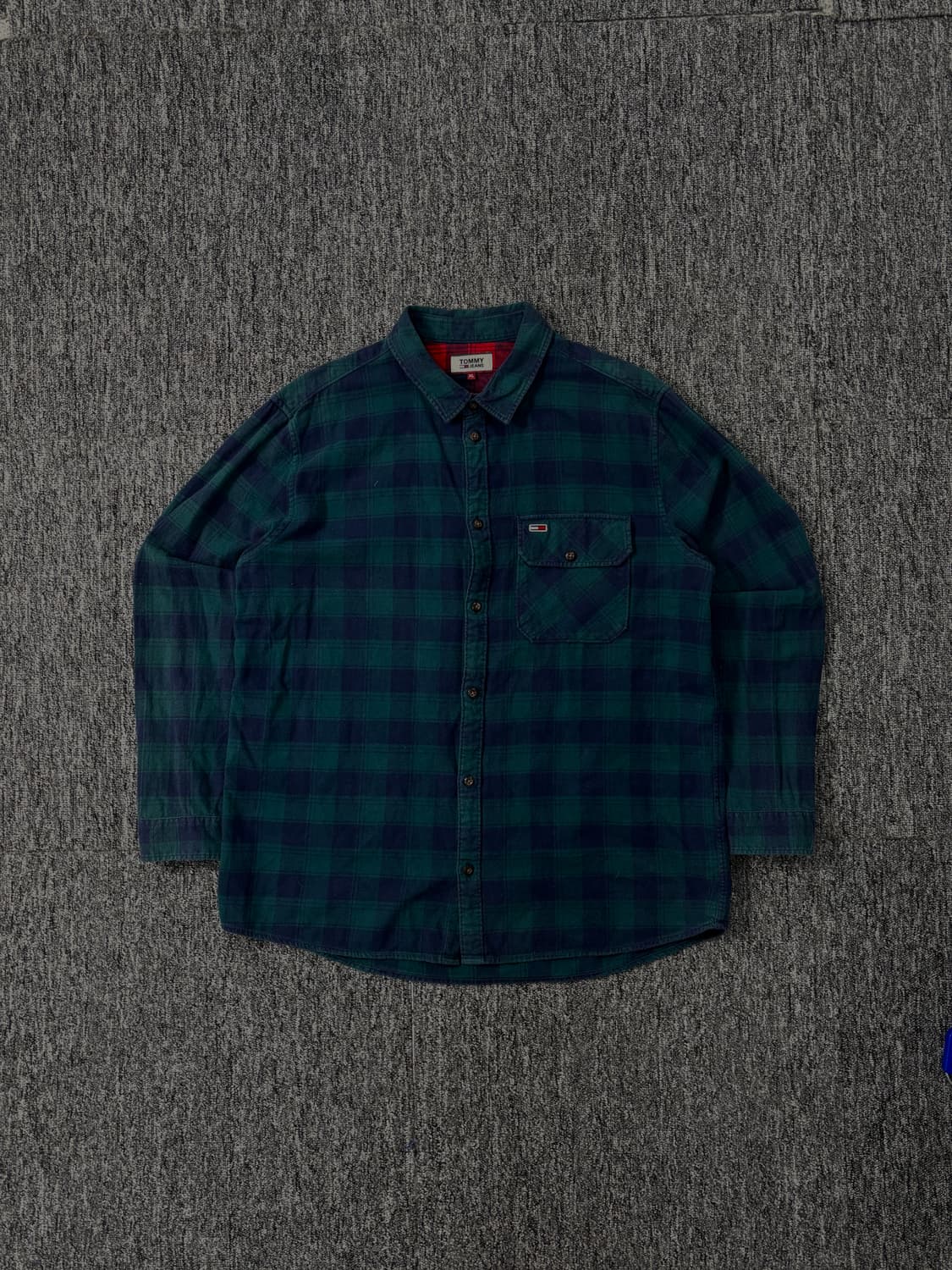 타미 진스 플란넬 체크 셔츠  상품이미지1