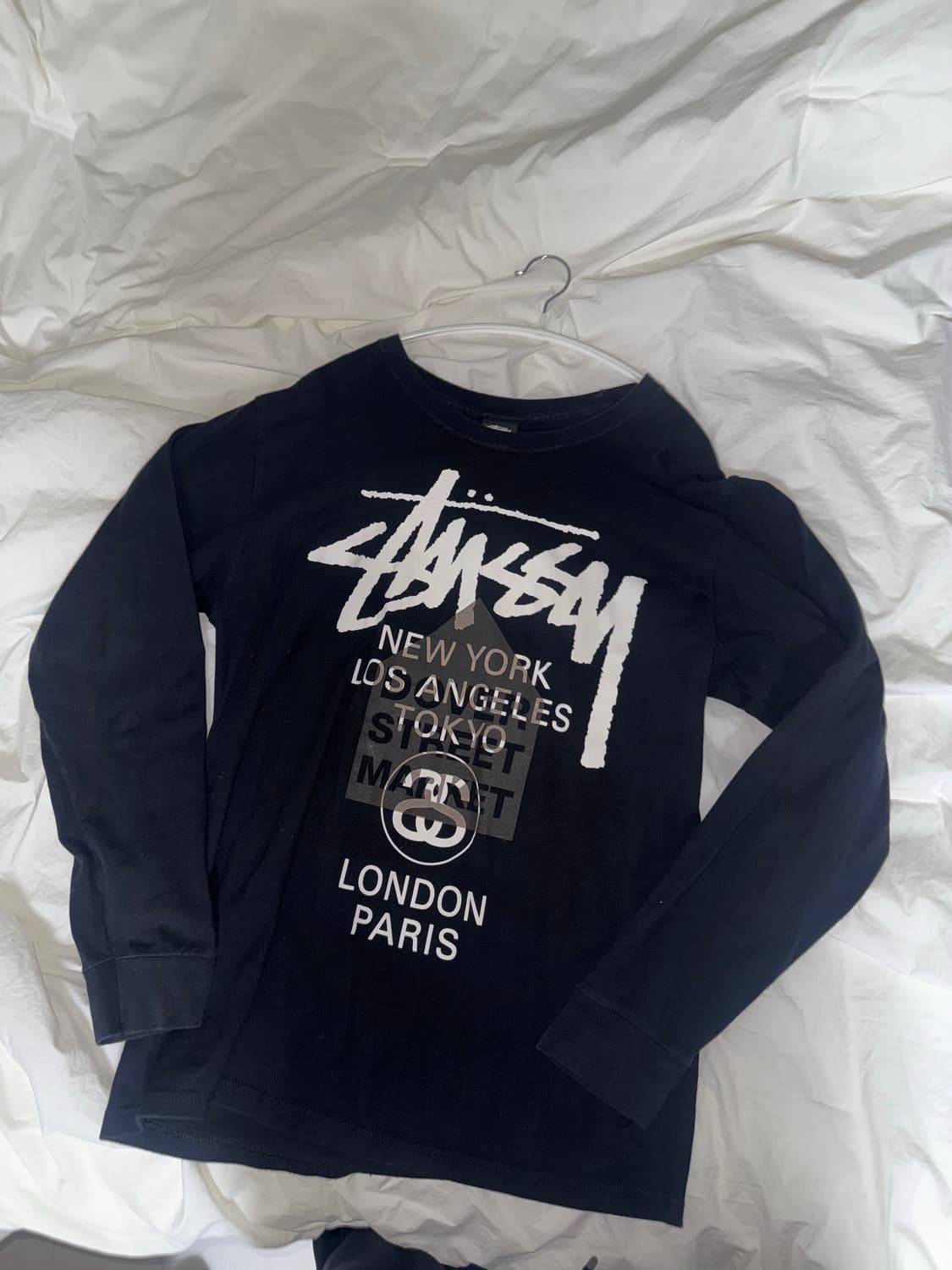 스투시 월드와이드 도버스트릿 롱슬리브 M 상품이미지1